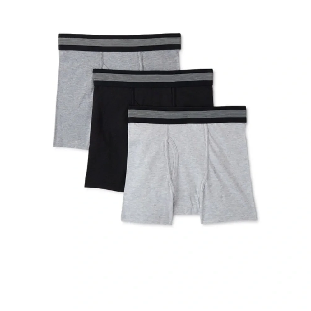 3pack breathable cotton‎ comfortable fit boys’ boxer brief size large 10-12 new